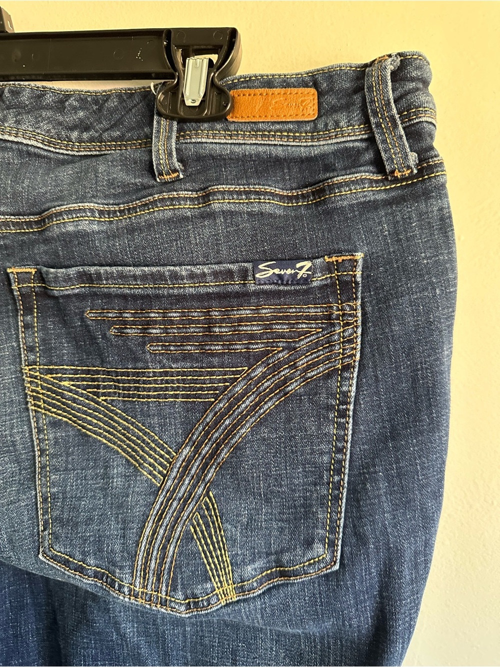 Seven7 Women's Dark Blue Slim Skinny Jeans - Picture 8 of 14